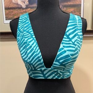 Vitamin A Blue Swim Bikini Top NWT